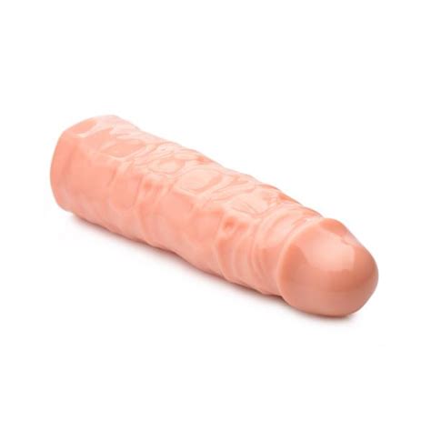 Size Matters 3 Inches Penis Enhancer Sleeve Beige On