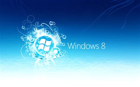 Windows 8 Blue Logo Wallpaper For Widescreen Desktop Pc 1920x1080 Full Hd