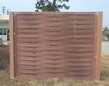 Plastic Wood Fencing Pictures