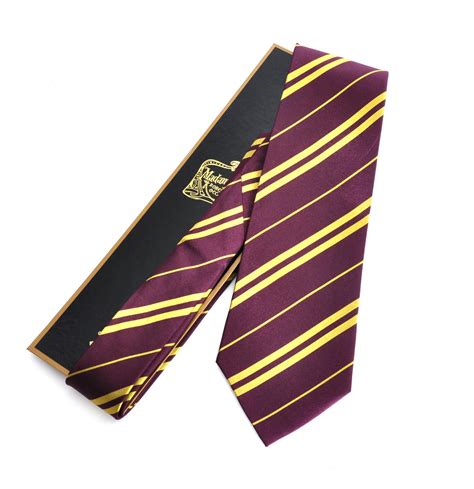 Harry Potter 100 Silk Gryffindor School Necktie In Madam Malkins Box