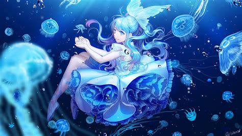 Anime Underwater Wallpapers Top Free Anime Underwater Backgrounds