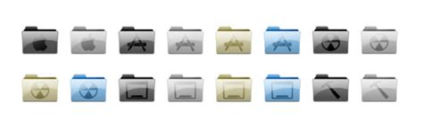 Leopard Shine Folders Icons Set Png Ico Free Download Icon Easy