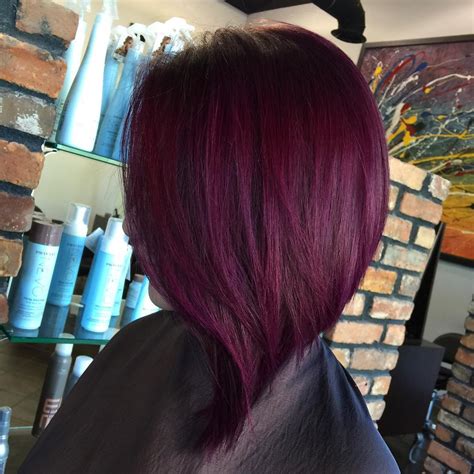 plum hair color ideas    makeover  update