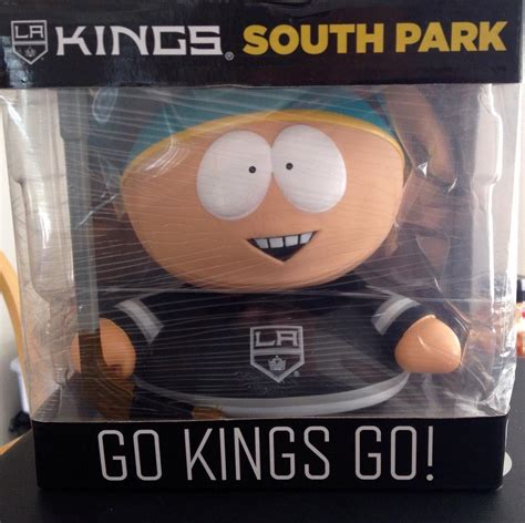 La Kings South Park Cartman Hockey Bobblehead Go Kings Go New