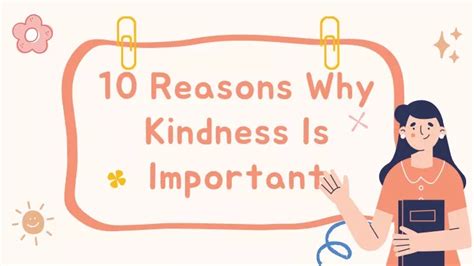 Ppt 10 Reasons Why Kindness Is Important Powerpoint Presentation