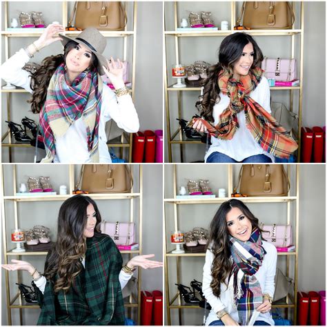 10 ways to wear blanket scarves the sweetest thing