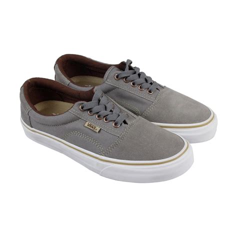 Vans Rowley Mens Gray Canvas Lace Up Sneakers Shoes