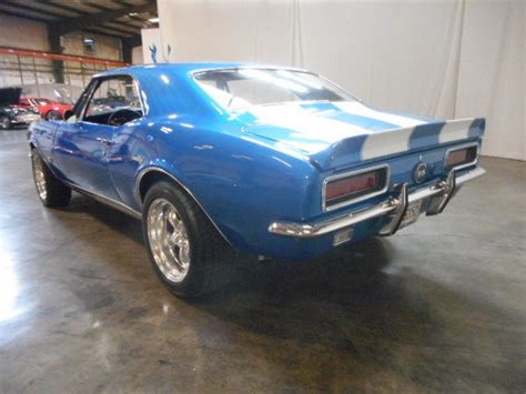 1967 Camaro Rsss V8 350ci 4 Speed Lemans Blue With Painted White Stripes
