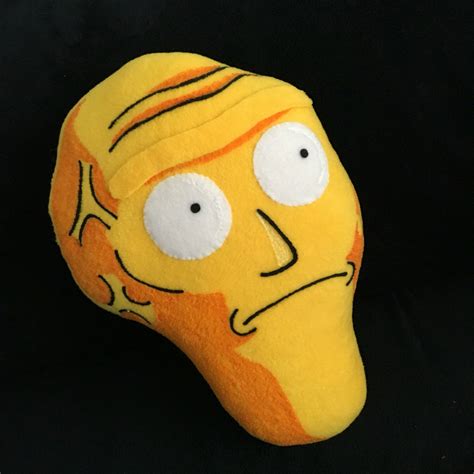 Rick And Morty Cromulon Head Pillow Made To Order Etsy Rick And