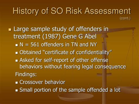 Ppt Sex Offender Risk Assessment Powerpoint Presentation Free