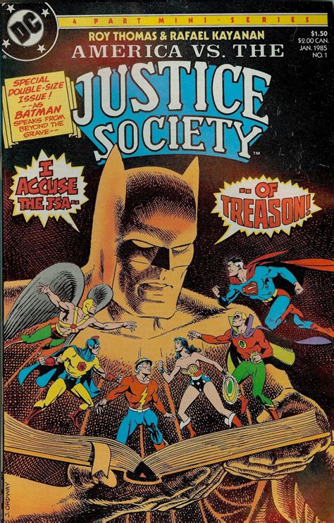 Dc Comics Of The 1980s 1985 Anatomy Of A Cover America Vs The