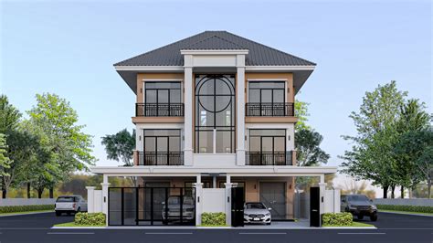 Classic Twin Villa Modern For Sale In In Khan Chroy Changva Cambodia