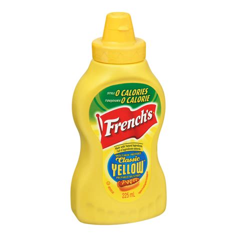 Frenchs Mustard Prepared Yellow Squeeze 225ml Whistler Grocery