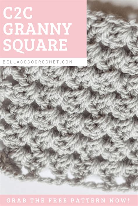 C2c Granny Square Bella Coco Crochet