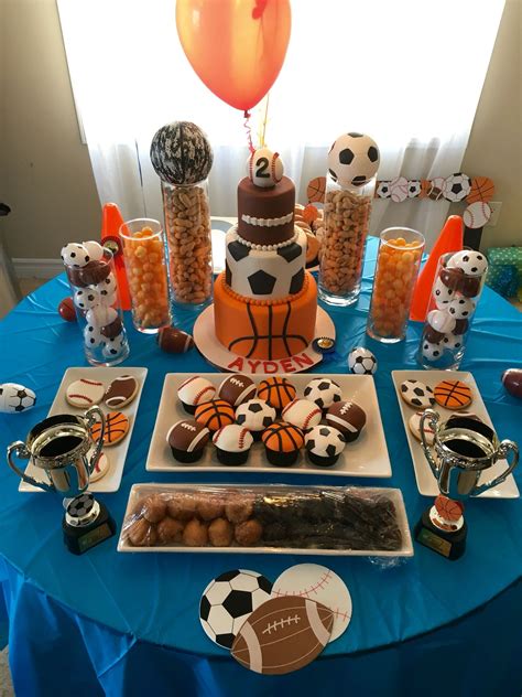 20 Sports Ball Themed Birthday Party