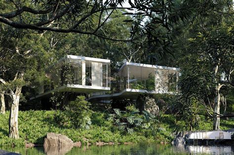 Modernist Curved Glass House In A Forest Brazil2 Idesignarch Interior Design Architecture