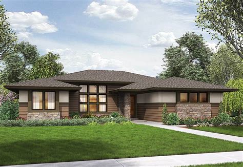 3 Bed Modern Prairie Ranch House Plan 69603am Architectural Designs