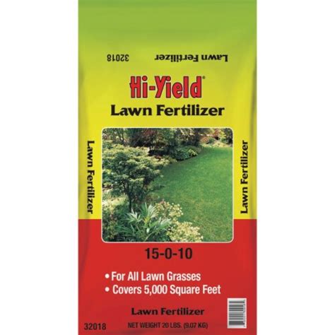 Hi Yield 20 Lb 5000 Sq Ft 15 0 10 Lawn Fertilizer 32018 20lb