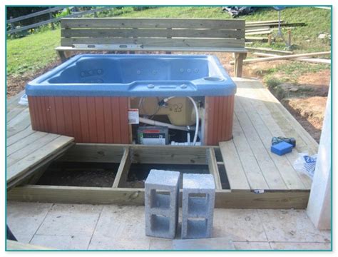 Hot Tub Installation On Deck Home Improvement