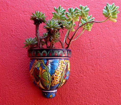 Get the best deals on ceramic decorative wall plaques. Succulents | Metal tree wall art, Mexican garden, Talavera ...