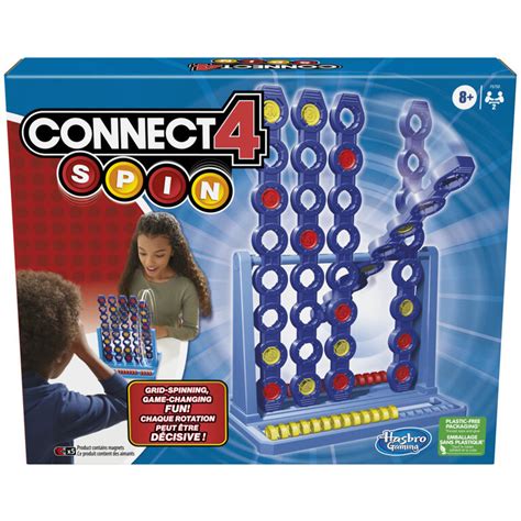 Hasbro Connect 4 Spin Game Features Spinning Connect 4 Grid Trade