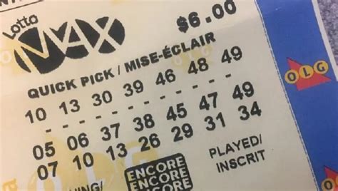 A Single Winning Ticket For The 55 Million Lotto Max Jackpot Was Sold