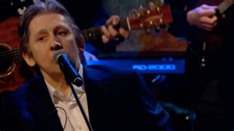 Now, the pogues' own shane macgowan has weighed in. There were some lovely tributes to the genius of Shane ...