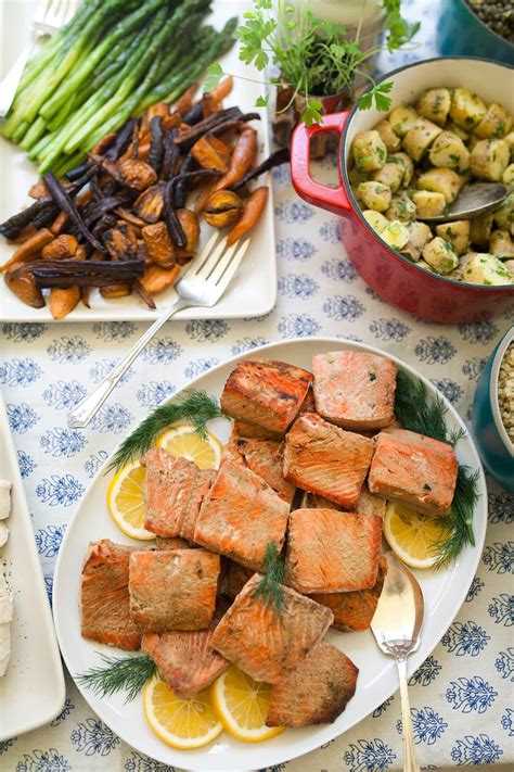 And avoid raw or undercooked shrimp, so you don't get sick while pregnant. Mustard-Glazed Salmon | Recipe | Salmon recipes, Weeknight dinner recipe, Roasted salmon recipes