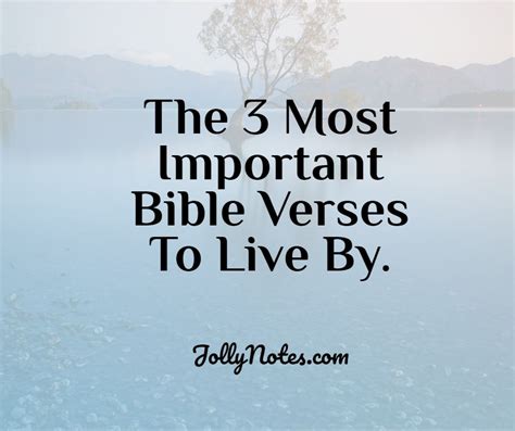 The 3 Most Important Bible Verses To Live By Daily Bible Verse Blog
