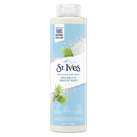 St Ives Exfoliating Body Wash Sea Salt And Pacific Kelp Girly Essentials