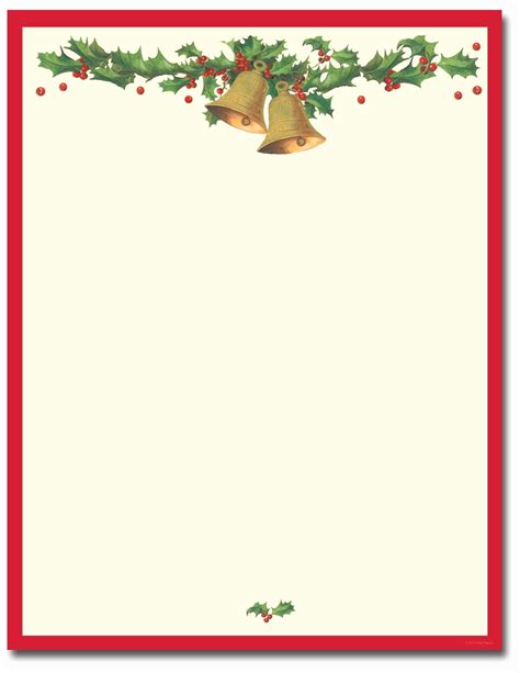 Free Printable Christmas Border Paper Stationery Pour The Water Into A