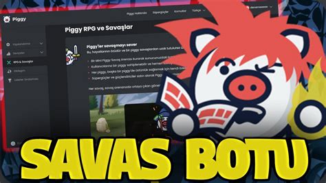 Eclipse is an exciting bot with various commands including an antinuke system that is set in place to make sure servers are safe. TÜRKÇE SAVAŞ BOTU!? - Discord Piggy Bot - YouTube