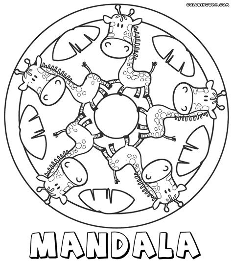 Mandala Coloring Pages For Kids Coloring Pages To