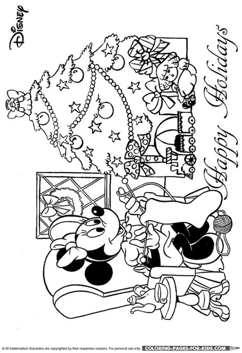 Disney Christmas Coloring Sheet Disney Christmas