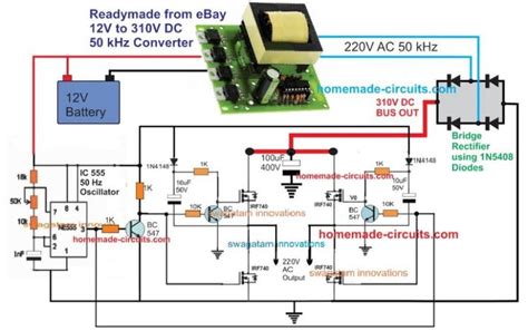 How to make 7500 watt class d power amplifier create circuit pcb. Схема инвертора с ферритовым сердечником 5kva - полная рабочая схема с деталями расчета ...