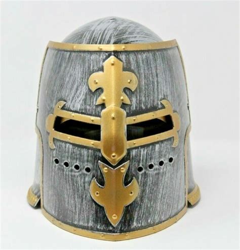 Medieval Knight Crusader Costume Helmet Hard Plastic Ebay