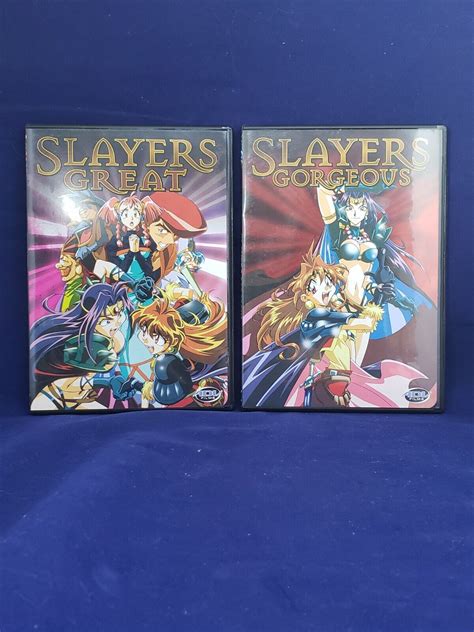 Slayers Movie Box Dvd 2005 5 Disc Set 702727128028 Ebay