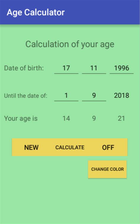 Age Calculatorappstore For Android
