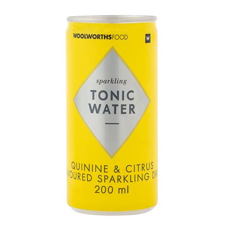 Quinine And Citrus Flavoured Sparkling Tonic Water Can 200 Ml