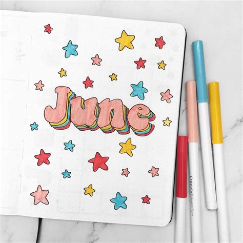 June Bullet Journal Themes And Cover Page Ideas You Might Want To Copy