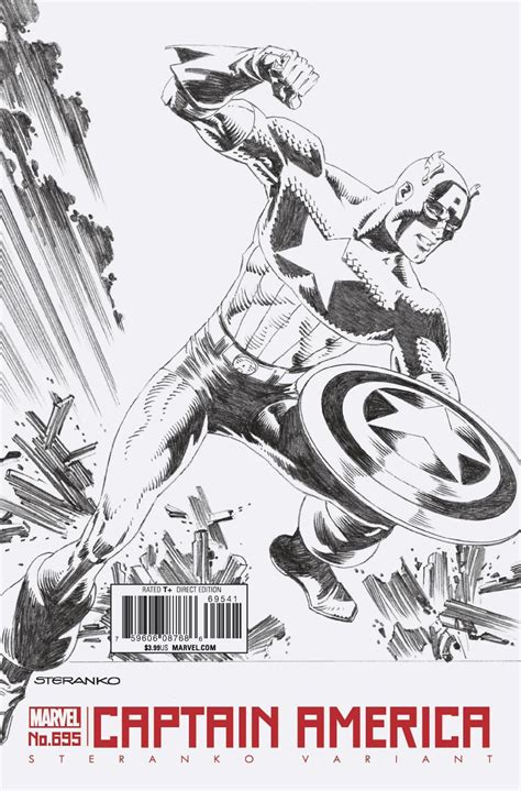 Jim Steranko Captain America 695 Variant Cover In Robert Freys Jim