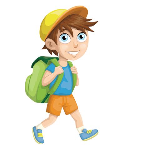 Download Cartoon Student Png Free Photo Clipart Smart Kids Vector Png