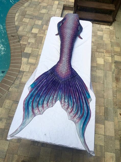 Mermaid Tail 🧜🏻‍♀️ Purple Mermaid Tails Mermaid Swim Tail Mermaid Fin