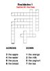 Crossword puzzle with pencil full vector 40453258 shutterstock. SPANISH - CROSSWORD - Realidades 1 Capítulo 3A ( very easy ...