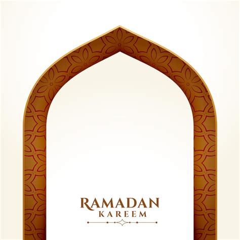 Free Vector Ramadan Kareem Arabic Style Background