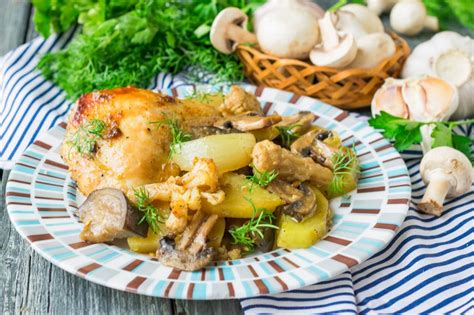 Pizza topping stuffed chicken thighsslow cooker central. Soy-Marinated Chicken Thighs with Mushrooms and Vegetables ...