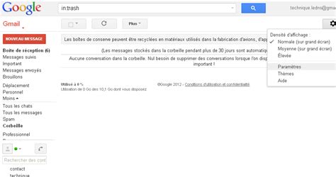 Gmail Tutoriel De Configuration De Votre Adresse De Messagerie
