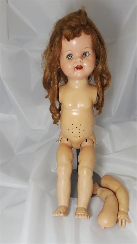 ideal saucy walker doll circa 1950 s 22 tall etsy