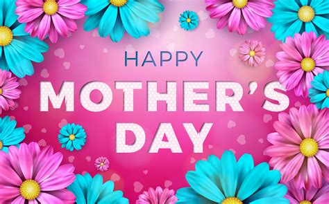 Happy Mothers Day Greeting Card Design 346584 Vector Art At Vecteezy