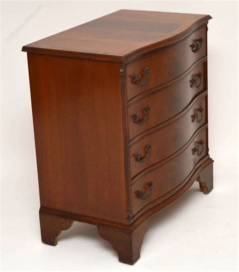 Antiques Atlas Mahogany Serpentine Chest Of Drawers